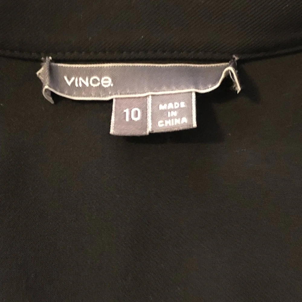 Vince black jumpsuit. Size 10.